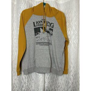 Lion King Hooded Yellow/Gray Sweater XXL Kids